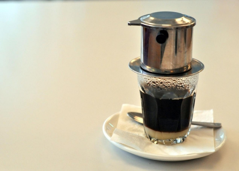 Filter is indispensable in Vietnamese coffee.