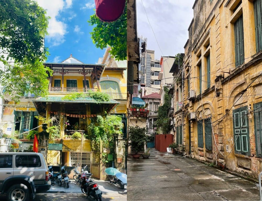 Old Quarter vs French Quarter Hanoi comparison