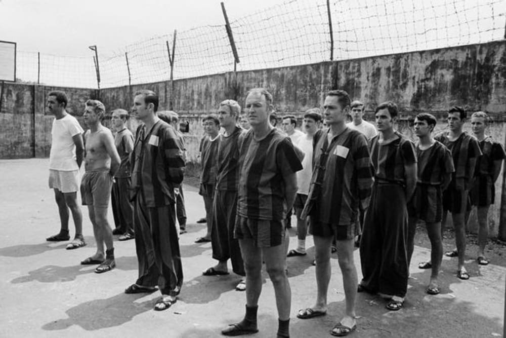 Inside Hoa Lo Prison, where American POWs once gave it the ironic nickname “Hanoi Hilton.”