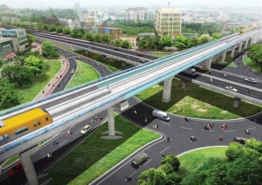Future Hanoi metro Line 5 connecting Van Cao to Hoa Lac high-tech zone