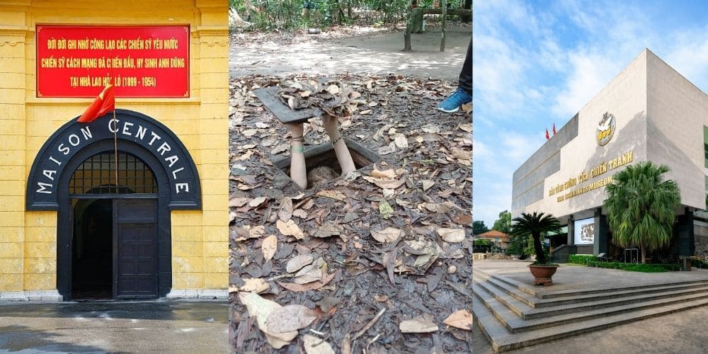 Hoa Lo Prison compared to other Vietnam war sites