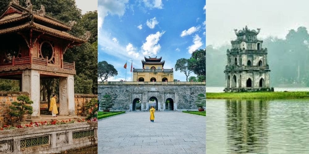 Temple of Literature vs Hoan Kiem Lake and Imperial Citadel Hanoi