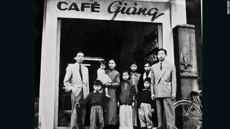 Café Giang was founded in 1946 during the war in North Vietnam